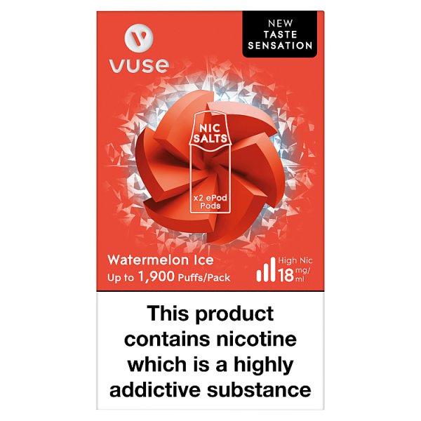 Vuse x2 ePod Pods Watermelon Ice 18 mg/ml