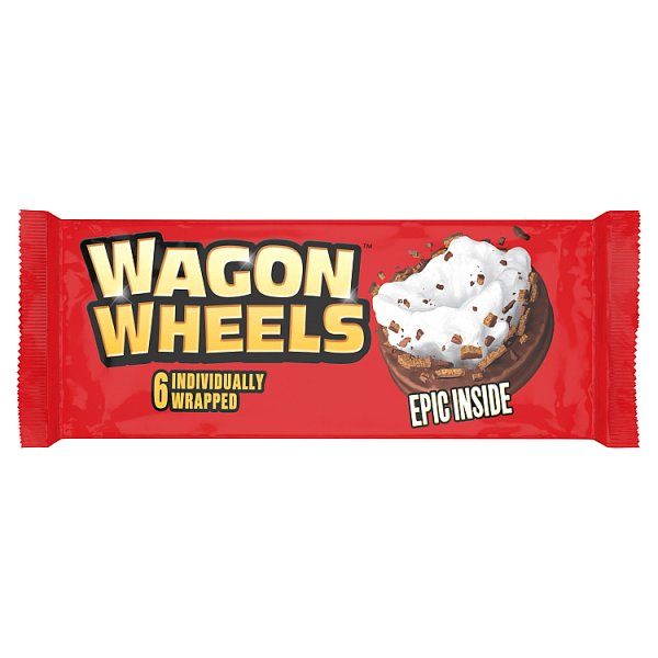 Wagon Wheels 6 Individually Wrapped