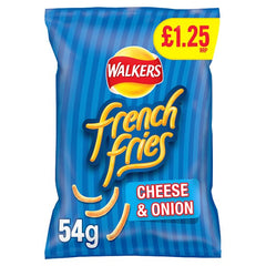 Walkers French Fries Cheese & Onion Snacks £1.25 RRP PMP 54g