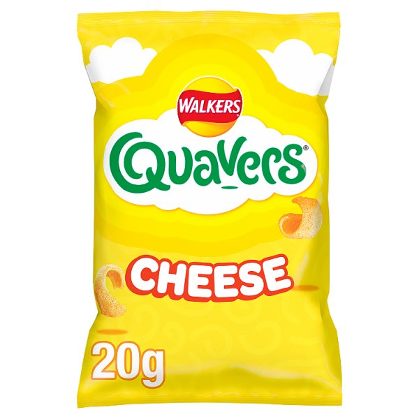 Walkers Quavers Cheese Snacks Crisps 20g