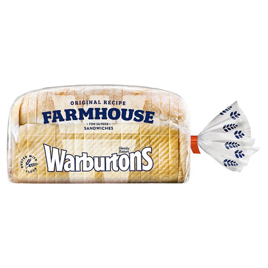 Warburtons Farmhouse Soft Bread 800g