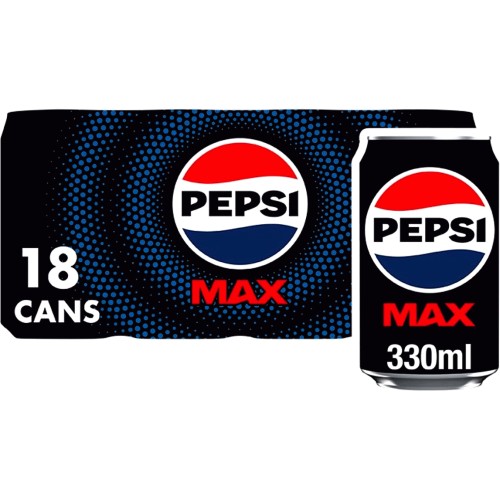 Pepsi Max can 18 x 330ml