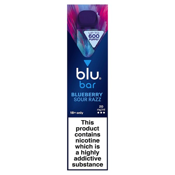 blu bar Blueberry Sour Razz Disposable 20mg/ml