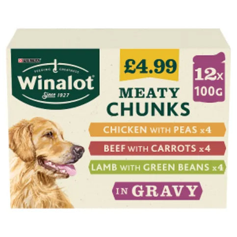 Winalot Meaty Chunks in Jelly - 1.2Kg